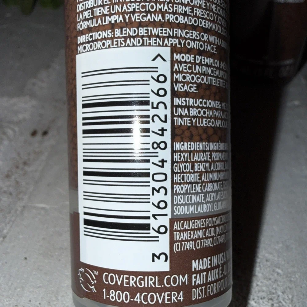 Covergirl Simply Ageless Skin Perfector Essence Hydro‎ Fresh Tint #70 Rich ~ X 3